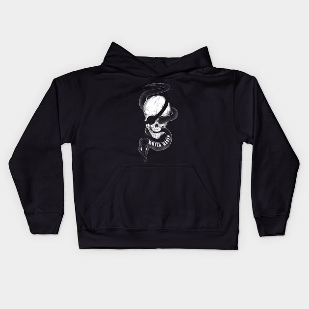 Outer Haven (text) Kids Hoodie by Harrison2142